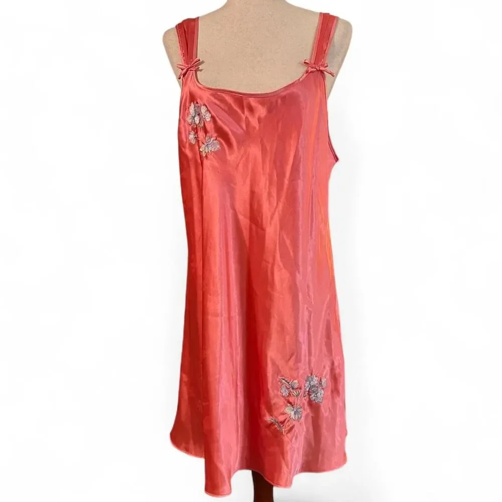 Unique-vintage Women's Pink and Red Dress